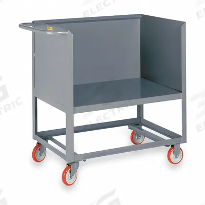 LITTLE GIANT Raised-Platform Box Truck: 2,000 lb, 65 in L x 30 in W x 40 in H, Flat - Easy-Access Open-Sided Ergonomic Raised-Platform Box Trucks