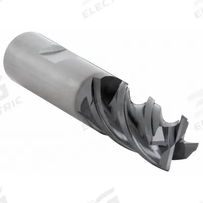WIDIA HANITA Corner Chamfer End Mill: Carbide, TiAlN Coated, 4 Flute, 1/2" Mill Dia - Fast-Cutting Carbide Corner-Chamfer End Mills for Steel & Cast Iron