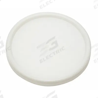 APPROVED VENDOR Pail Lid: Gasketed/Snap-On/Tear Tab, 12 1/4 in Overall Dia, White - Tear Tab Lids