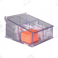 Lab Storage System: 11 1/4 in Overall Wd, 5 3/4 in Overall Ht, 8 7/8 in Overall Lg, PETG, Clear (MPN BTSYSBINSM). Key specifications — Material: PETG; Mounting Location: Benchtop; Color: Clear; Product Type: Bulk Bin; Total Holding Capacity: Misc Lab Supplies; Brand: POLTEX.