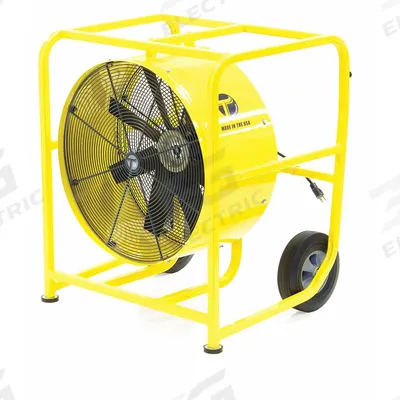 TEMPEST Hazardous-Location Fan: 24 in Blade Dia, 115/208 to 230V AC, Mobile, 1 hp - Hazardous-Location Industrial Floor Fans