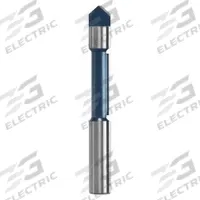 BOSCH Straight Cut Profile Router Bit: Fractional Inch, Carbide Tipped, 3/8 in Cutter Dia., 1 Flutes (MPN 85245MC). Key specifications — attr325197: BOSCH.