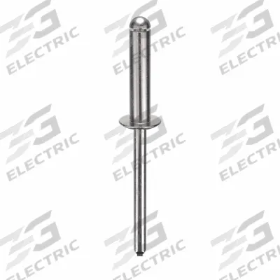 APPROVED VENDOR Blind Rivet,2 5/37" L,0.188" dia,PK250: Inch, 2 9/64 in Overall Lg, 53/64 in Body Lg - Domed-Head Blind Rivets