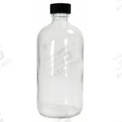QORPAK Sampling Bottle: 240 mL, Colorless, 24-400, Phenolic, 24, Pulp/Vinyl, Type III (MPN GLC-01173). Key specifications — Body Color: Colorless; Pre-Cleaned: None; Body Material: Soda Lime Glass; Brand: QORPAK; Screw Closure Size: 24-400; Graduated: No; USP Specification: Type III; Closure Attached: Attached.