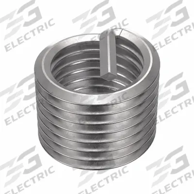 HELI-COIL Helical Insert: Tanged Tang Style, Screw-Locking, 1 1/4"-7 Thread Size - Screw-Locking Tanged Helical Inserts