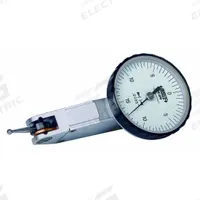 INSIZE Horizontal Dial Test Indicator: 0 in to 0.03 in, Horizontal, Inch, +/- 0.0005 in (MPN 2835-03). Key specifications — attr1184166: Anti Magnetic Carbide Point; attr1200917: Horizontal Dial Test Indicator; attr1184127: 2835-03; attr1184167: INSIZE; attr1184108: +/- 0.0005 in; attr1184144: Short Form Certificate of Inspection with NIST Traceability.