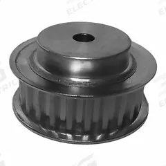 DAYTON Timing Pulley: Trapezoidal, Plain, For T5 Timing Belt Section, For 10 mm Belt Wd, 19 Teeth (MPN 21T5/19-2). Key specifications — Brand: DAYTON; Tooth Profile: Trapezoidal; Finish: Plain.