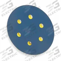NORTON PSA Disc Backup Pad: 6 in Dia x 1/2 in T, 5/16"-24 Threaded-Shank, 6 Hole, Medium Density (MPN 63642506142). Key specifications — Brand: NORTON; Tool Connection: 5/16"-24 Threaded-Shank.
