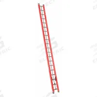 WESTWARD Extension Ladder: 40 ft Ladder Size, Fiberglass, 300 lb Load Capacity, 93 lb Wt, 2 Sections (MPN 44YY40). Key specifications — Color: Red; Brand: WESTWARD; Included Features: Mar-Resistant End Caps; Removable Fly: Fixed.