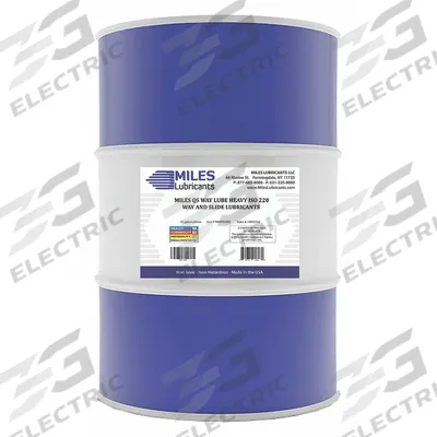 MILES LUBRICANTS Way Oil: QS Way Lube Heavy, 55 gal - Vertical & Inclined Way Oils
