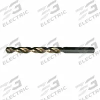 CLE-LINE Jobber Length Drill Bit: #33, 135° Split Point, Black & Gold HSS, Parabolic Flute (MPN C18533). Key specifications — attr1225567: 0.1130.