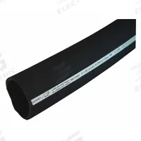 Material Hose: 5 in Hose Inside Dia., 100 ft Hose Lg, 75 psi, Natural Rubber, Black (MPN H031980-100). Key specifications — Temp. Range: -40° to 158°F; Hose Cover Material: Natural Rubber; Hose Color: Black; Brand: BOSTON.