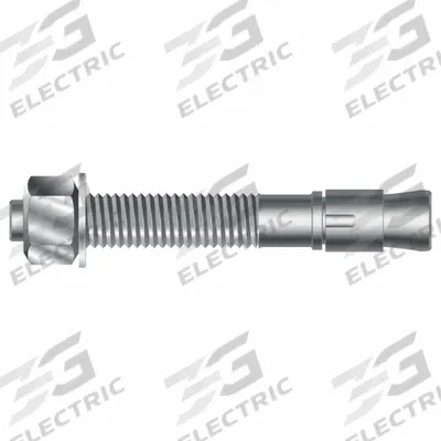 MKT FASTENING Grade 5 Wedge Anchor: 7 in Overall Lg, 5/8 in Dia, 5/8"-11 Thread Size - Steel Wedge Anchors