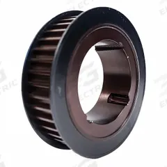 APPROVED VENDOR Timing Belt Pulley: Modified Curvilinear, Bushed, For GT Timing Belt Section (MPN 43-14MX37-3020). Key specifications — Brand: APPROVED VENDOR; Finish: Black Oxide; For Belt Series: Polychain® GT® Carbon™; For Bushing Size: 3020.