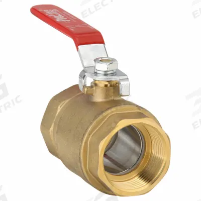 APPROVED VENDOR Manual Two-Way Ball Valve: 1 1/4 in, Brass, Straight, FIP x FIP - Brass Ball Valves