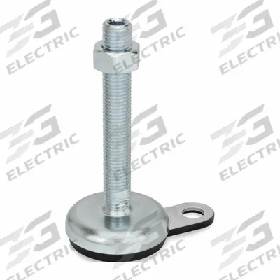 JW WINCO Male-End Leveling Mount: Swiveling Stud, 5/8"-11 Thread Size, 3.94 in - Non-Skid Male Leveling Mounts