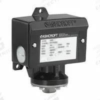 ASHCROFT Pressure Switch: 10 psi – 1,000 psi, B Series, 4 Pressure Connection Ports, 1/4" FNPT (MPN B424BXCYLM1000). Key specifications — attr664141: ASHCROFT; attr1023632: 1/4" FNPT.