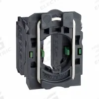 SCHNEIDER Contact Block: 22 mm Panel Mounting Size, 2NO, Momentary, ZB5 Series (MPN ZB5AZ103). Key specifications — Switch Action: Momentary; Terminal Connection Type: Screw Clamp Terminals; Brand: SCHNEIDER; Compatible with Series: ZB5.