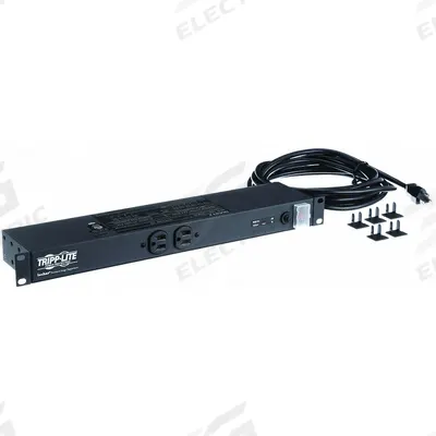 TRIPP LITE Surge Protected Power Distribution Unit: 120V AC, 12 Outlets, NEMA 5-15R - Surge-Protecting Power Distribution Units