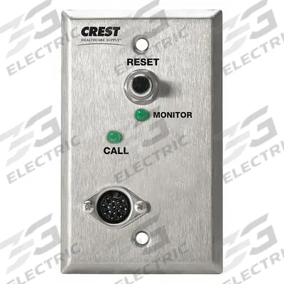 CREST HEALTHCARE SUPPLY Patient Station: Compatible with Nurse Call System - Call Stations