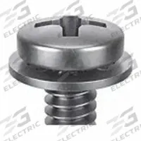 SEMS Screw: Internal Tooth, M2.5x0.45 Thread Size, 4 mm Lg, Stainless Steel, Passivated, Pan, 25 PK (MPN 1-MPI-2.5-4). Key specifications — Drive Size: #1.