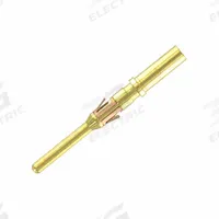 SOURIAU Crimp Contact: Machined, #16, Male, 30 to 28 AWG, Max 1.00 mm2 Insulator, Crimp, 750V, Gold (MPN RM28M1K). Key specifications — Connection Type: Crimp; Contact Size: #16; Product Packaging Form: Loose Contact; Wire Size (mm2): 0.05-0.08 mm2; Brand: SOURIAU; Pole Material: Copper Alloy; Wire Size: 30 to 28 AWG; Compatible with Series: UTP.