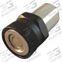 AEROQUIP Hydraulic Quick Connect Hose Coupling: 1 in Coupling Size, Steel, 98.42 lpm Max. Flow Rate (MPN FD96-1001-16-16). Key specifications — Body Material: Steel; Thread Size: 1"-11-1/2; Brand: AEROQUIP.