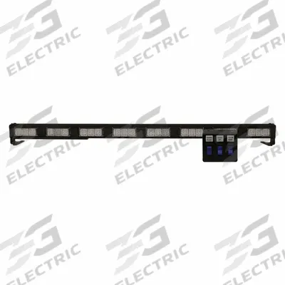 ECCO Vehicle Directional Light: Directional Light, LED, Linear, 8 Heads, Amber - Directional Lights