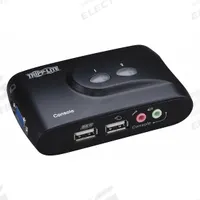 EATON TRIPP LITE KVM Switch: USB Port, VGA, VGA, 3.5 mm, 3.5 mm, 2 (MPN B004-VUA2-K-R). Key specifications — Includes: (2) 6 ft. 3.5mm Audio Cable Kits; Brand: EATON TRIPP LITE; Product Type: KVM Switch; Audio Inputs: 3.5 mm; Audio Outputs: 3.5 mm; Video Inputs: VGA; Video Outputs: VGA; USB Port: Yes.