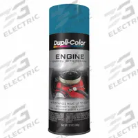 DUPLI-COLOR Automotive Paint: Interior, Engine Accessories/Engine Blocks, Solvent, Solvent-Based (MPN EDE161907). Key specifications — Color: Chrysler Green; Coverage Area: 12 to 15 sq ft; Compatible Surface Material: Metal; Finish Texture: No Texture; Sheen: Gloss; Surface Texture: Smooth; Brand: DUPLI-COLOR.