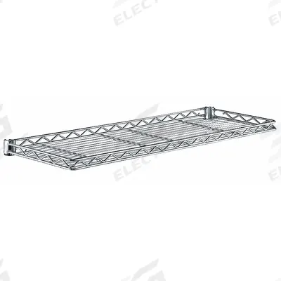 METRO Wire Cantilever Shelf: 30 in x 12 in, 1 Shelves, Split Sleeve, 150 lb Load Capacity - Cantilever Wire Shelves for Dry Use