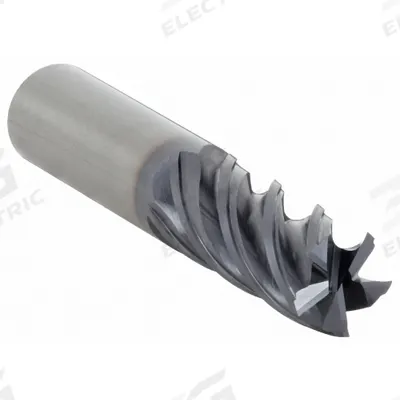 WIDIA HANITA Square End Mill: Carbide, AlTiN Coated, 5 Flute, 1/2" Mill Dia, 1" LOC - Fast-Cutting Carbide Square End Mills for Stainless Steel & Super Alloys