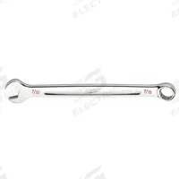 MILWAUKEE Combination Wrench: Chrome Vanadium Steel, Chrome, 7/16 in Head Size, 6 1/2 in Overall Lg (MPN 45-96-9414). Key specifications — attr309539: 7/16 in; attr309567: Yes; attr324930: MILWAUKEE.