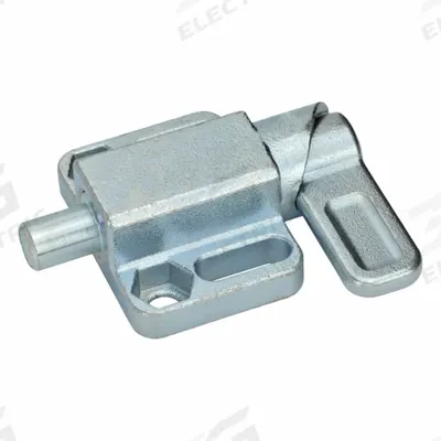 JW WINCO Cam Action Spring Latch with Mounting Flange: 12 mm Plunger Wd - Locking Horizontal-Mount Cam-Action Indexing Plungers