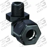 PARKER Compression Fitting Elbow: 5/16 in OD x 1/8 in Pipe Size, Compression x MNPTF, Polypropylene (MPN P5ME2). Key specifications — Standards: NSF/ANSI 51; Brand: PARKER.