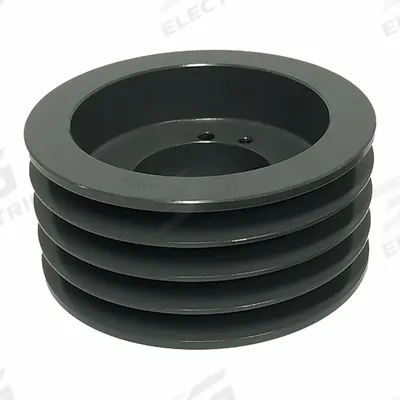 APPROVED VENDOR V-Belt Sheave: 45V1400E, 4 Groove, 14 in OD, Bushed Bore - Bushed-Bore Cast-Iron V-Belt Pulleys