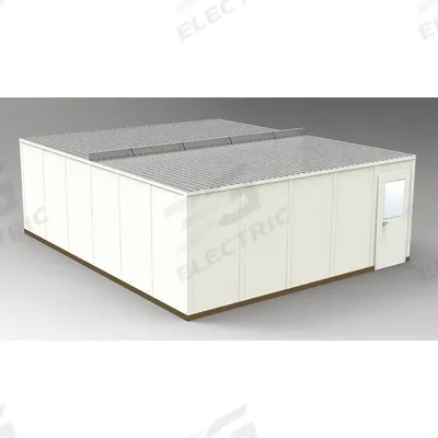PORTA-FAB Modular In-Plant Office: 24 ft x 20 ft x 8 ft, 4 Walls, Steel-Covered Drywall - 4-Wall Unassembled In-Plant Offices