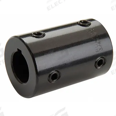 RULAND MANUFACTURING Rigid Shaft Coupling: 1 1/2 in Bore Dia 1, 1 1/2 in Bore Dia 2 - Set Screw Rigid Shaft Couplings