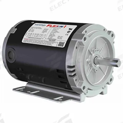 LEESON General Purpose Motors: C-Face/Universal Mount, Open Drip Proof, 2 hp - Leeson Flex-In-1 3-Phase General Purpose AC Motors