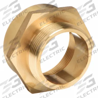 MOON AMERICAN Fire Hose Adapter: 1 1/2 in_2 in Compatible Pipe Size, NPT x NH, Straight - Brass Rigid Fire Hydrant & Standpipe Adapters