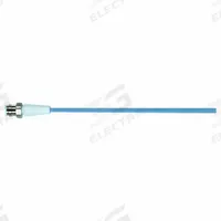 Cordset: M12 Male Straight X Bare Wire, 5 Pins, Pastel Blue, TPE-S, 3 m Cable Lg, 22 AWG Wire Size (MPN 7024-12041-3390300). Key specifications — Cable Jacket Color: Pastel Blue; End 1 Gender: Male; End 1 Mounting Orientation: Straight; End 2 Connection Type: Bare Wire; IP Rating: IP68; Brand: MURRELEKTRONIK; Wire Size: 22 AWG; Cable Jacket Material: TPE-S.