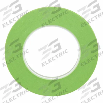 SCOTCH-WELD Masking Tape: 233+, Green, 1/4 in Roll Wd, 60 yd Overall Roll Lg, 6.7 mil Thick - Colored Masking Tape