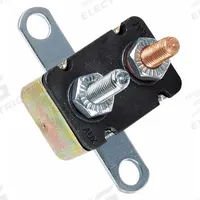 Automotive Circuit Breaker: CBC-B, 14V DC, 1.5 kA at 14V DC, Stud (MPN CBC-10B). Key specifications — Series: CBC-B; Voltage: 14V DC; Interrupt Rating: 1.5 kA at 14V DC; Terminal Connection: Stud; Circuit Breaker Type: Heavy Duty Circuit Breaker; Brand: BUSSMANN.