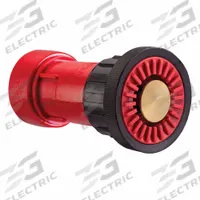 VIPER Fire Hose Nozzle: Adj Gallonage, Fog (MPN I150034). Key specifications — Product Type: Nozzle; Thread Type: NST; Base Type: Rigid; Body Material: Plastic; Activates By: Twist; Nozzle Option: Adjustable Gallonage; Spray Pattern: Fog/Straight Stream; Brand: VIPER.