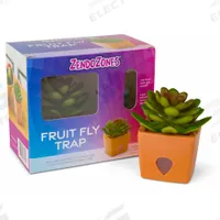 ZENDOZONES Fruit Fly Trap: For Use On Flying Insects, Bait Box Trap, Indoor/Outdoor Use (MPN 1820-SS). Key specifications — Brand: ZENDOZONES; Indoor/Outdoor Use: Indoor/Outdoor; Insect Group: Flying; Targeted Insects: Flies; Color: Orange; Trap Style: Bait Box.