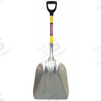 WESTWARD Grain Scoop: Aluminum, #12 Blade Size, 13 1/2 in Blade Wd, 18 1/2 in Blade Lg, 14 ga Gauge (MPN 3YU77). Key specifications — attr979006: Aluminum; attr979016: Scoop Shovel; attr987921: #12; attr979009: WESTWARD; attr979010: Yellow.