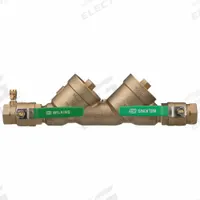 ZURN WILKINS Backflow Preventer: 950XLT2, 1 1/2 in Pipe Size, FNPT x FNPT, 20.31 in Overall Lg, 950 (MPN 112-950XLT2). Key specifications — Shut-Off Valve Type: Ball Valve; Connection Type: FNPT x FNPT.