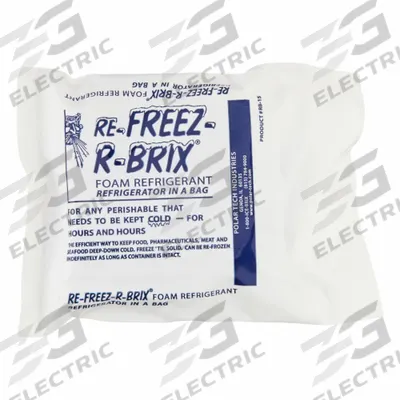 POLAR TECH Freezer Pack: 15 oz Wt, 4 1/2 in Lg, 4 in Wd - Cold Packs