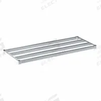 NEW AGE INDUSTRIAL Shelf: 60 in x 24 in, Ventilated Shelf, 1,100 lb Shelf Capacity, 13 ga, Silver (MPN C2460HD). Key specifications — Color: Silver; Brand: NEW AGE INDUSTRIAL.