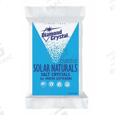 DIAMOND CRYSTAL Water Softener Salt: Solar Naturals, Crystals, 50 lb, Bag - Crystal Form Water Softener Salt